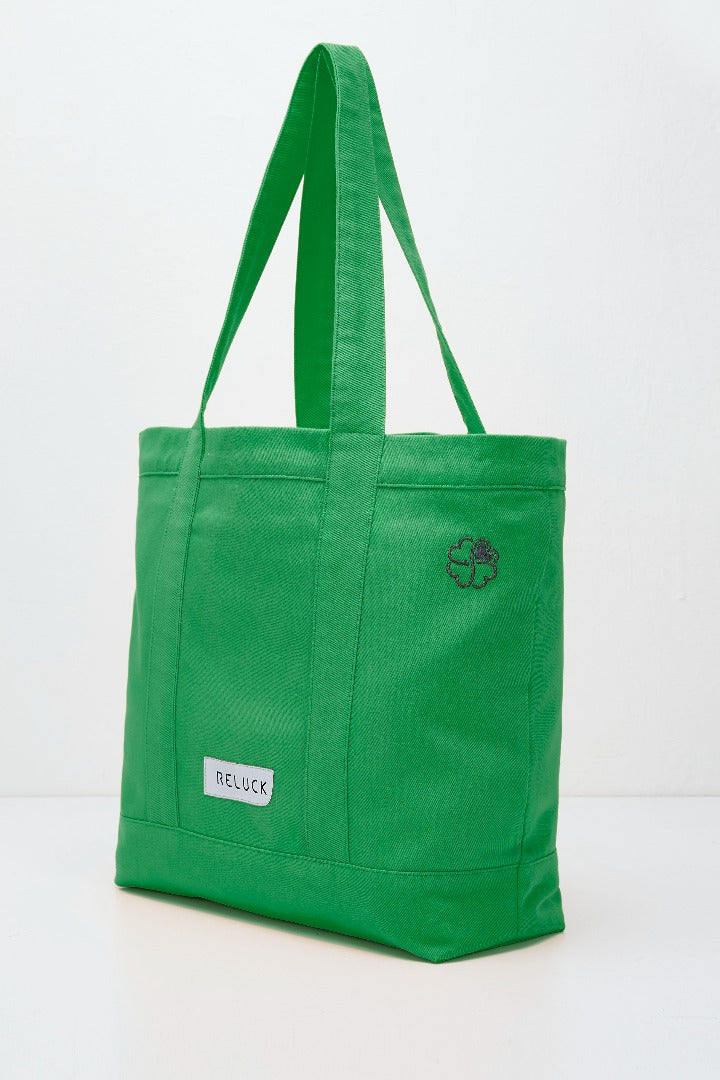 100 RECYCLED DAILY TOTE BAG │ YEŞİL – Local Makers