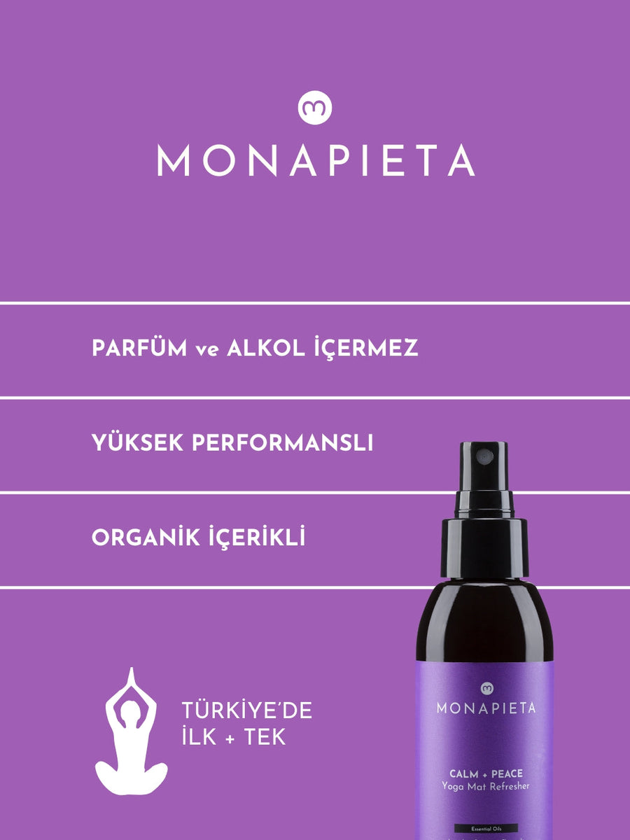 Monapieta Tazeleyici Yoga Matı Temizleme Spreyi 3’lü Set