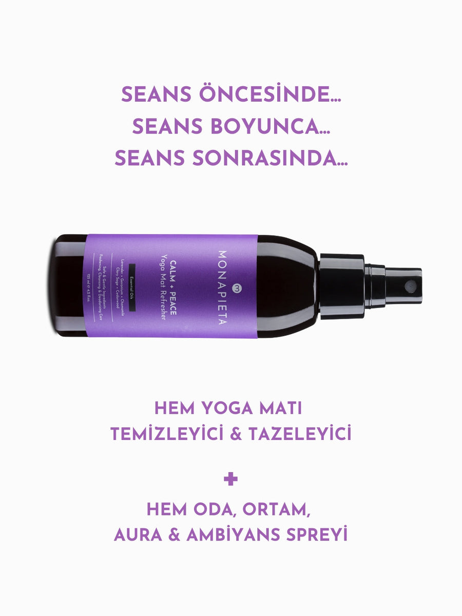 Monapieta Tazeleyici Yoga Matı Temizleme Spreyi 3’lü Set