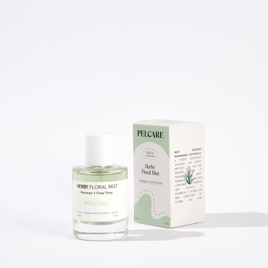 PelCare HERBY FLORAL MIST WITH ROSEMARY + YLANG YLANG HYDROSOL