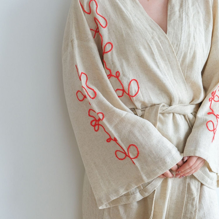 "Ottoman Red" Kimono