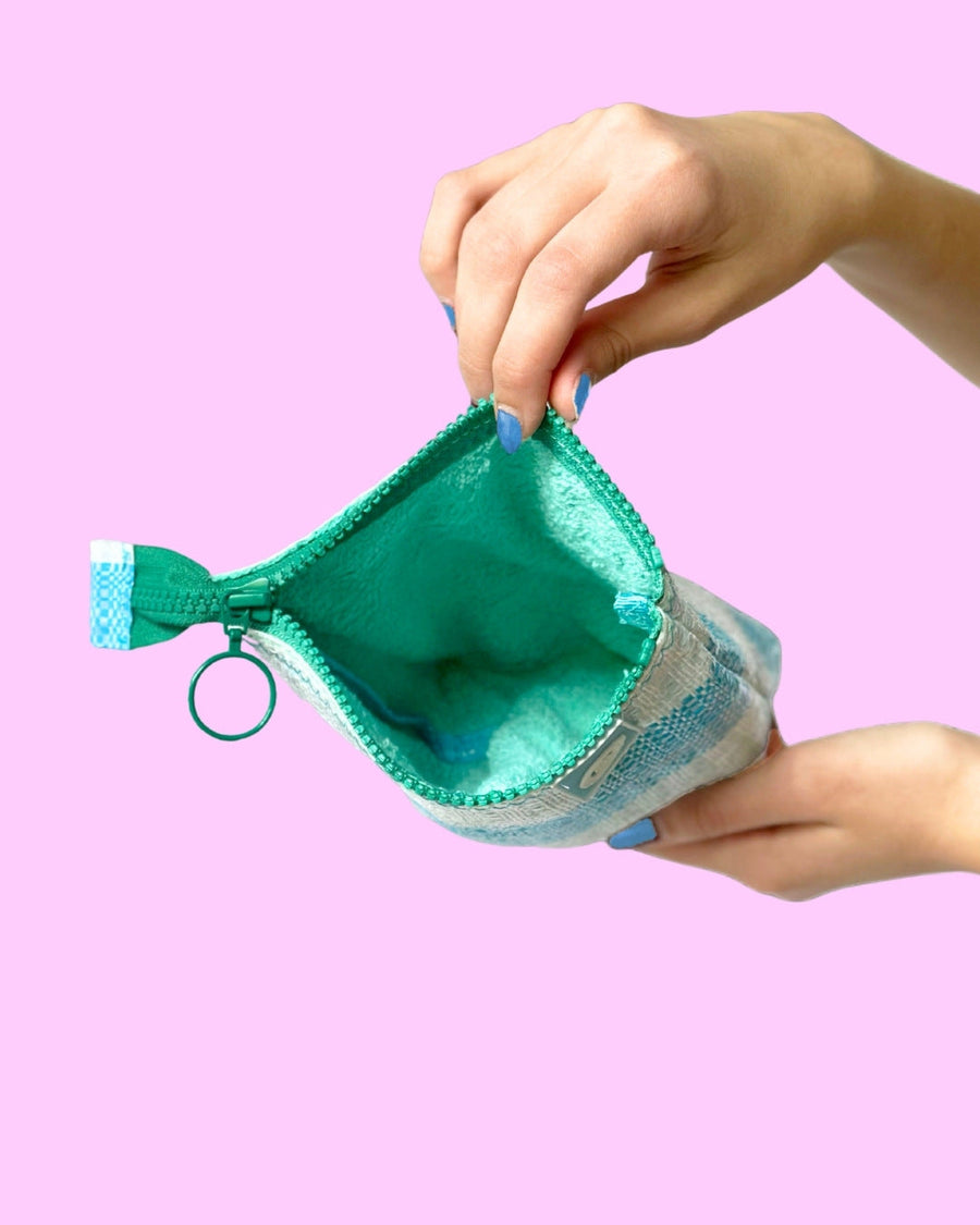 HAVLU ASTARLI ÇANTA ORGANİZERİ - MAVİ