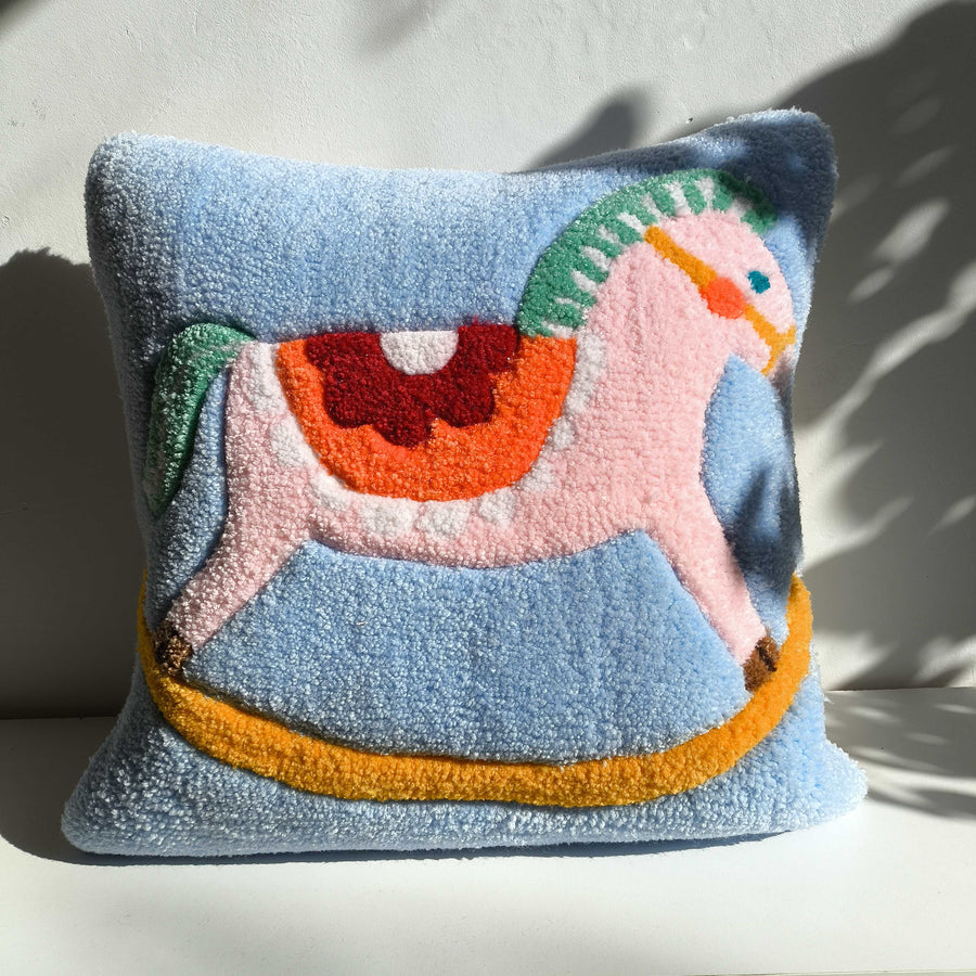 Atlı Karınca Tufting Kırlent