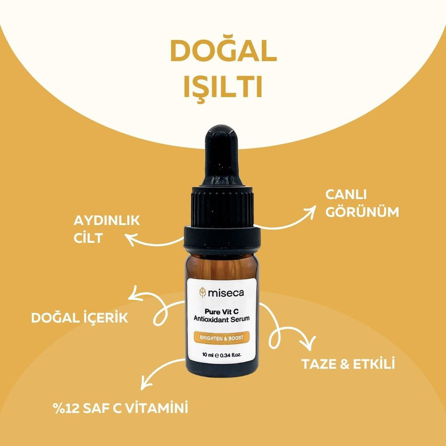 L-Ascorbic Acid 12% Saf C Vitamini Antioksidan Serum 10 ml