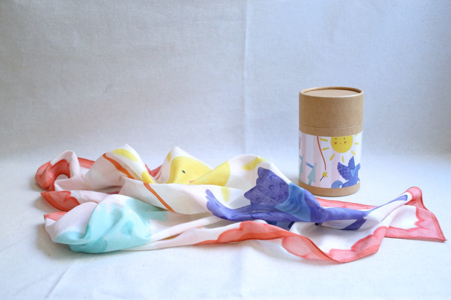 Fairtale · Masalsı Çizimli Fular / Bandana