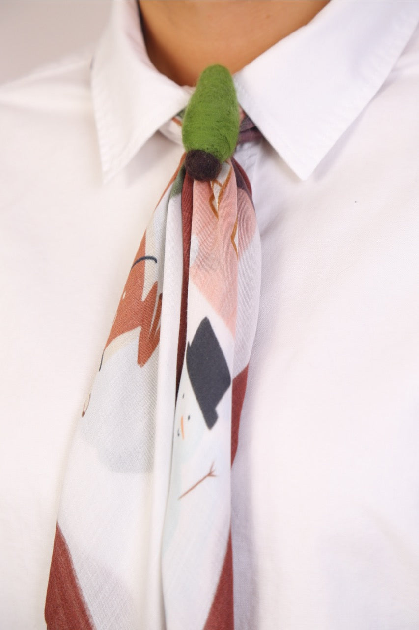 Magical Village · Yılbaşı Köyü Temalı Fular / Bandana