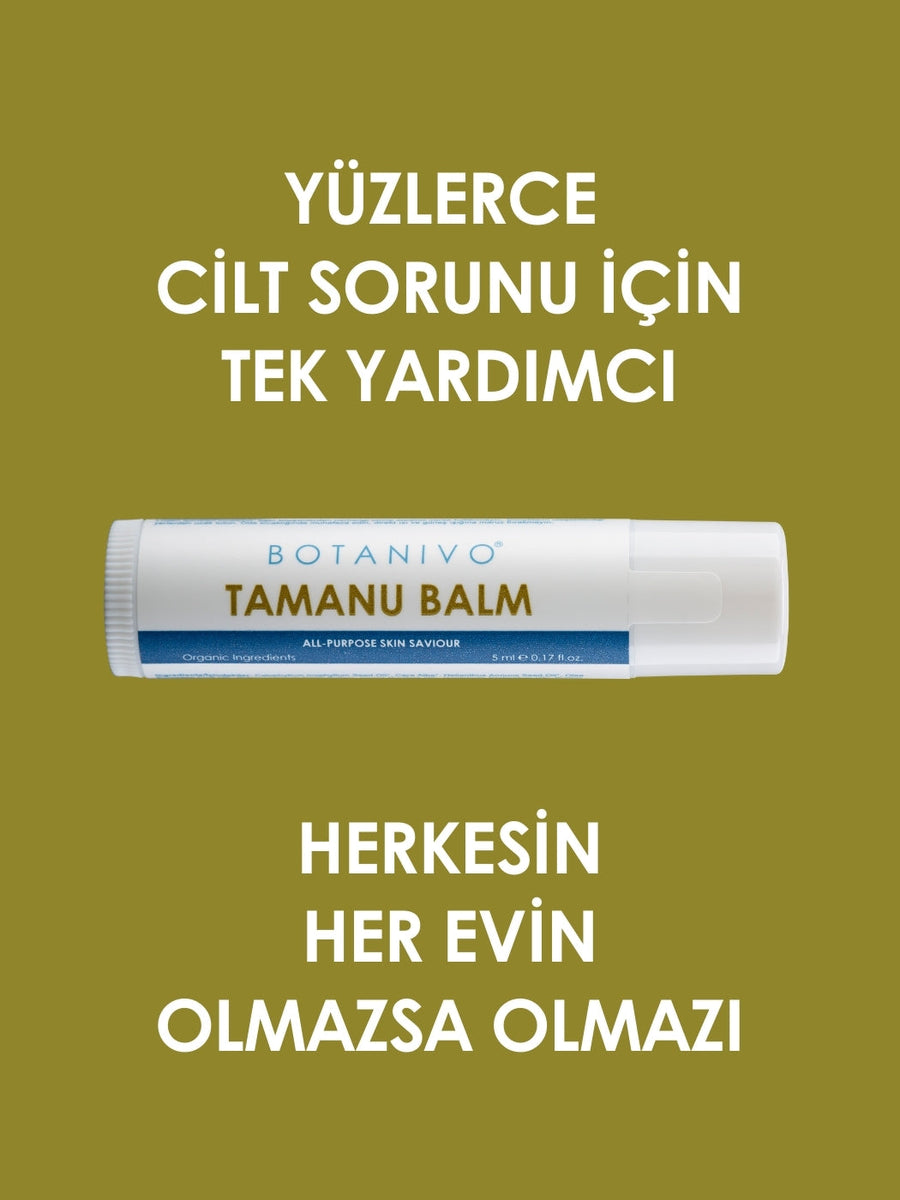 Botanivo Çok Amaçlı Tamanu Balm 3’lü Set | Cilt Kurtarıcı + Onarıcı + Yatıştırıcı