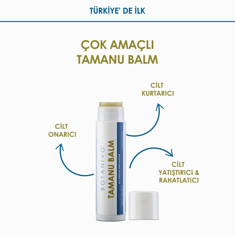 Botanivo Çok Amaçlı Tamanu Balm | Cilt Kurtarıcı + Onarıcı + Yatıştırıcı