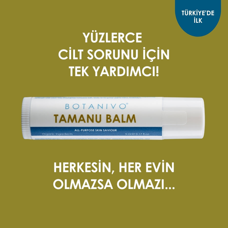 Botanivo Çok Amaçlı Tamanu Balm | Cilt Kurtarıcı + Onarıcı + Yatıştırıcı