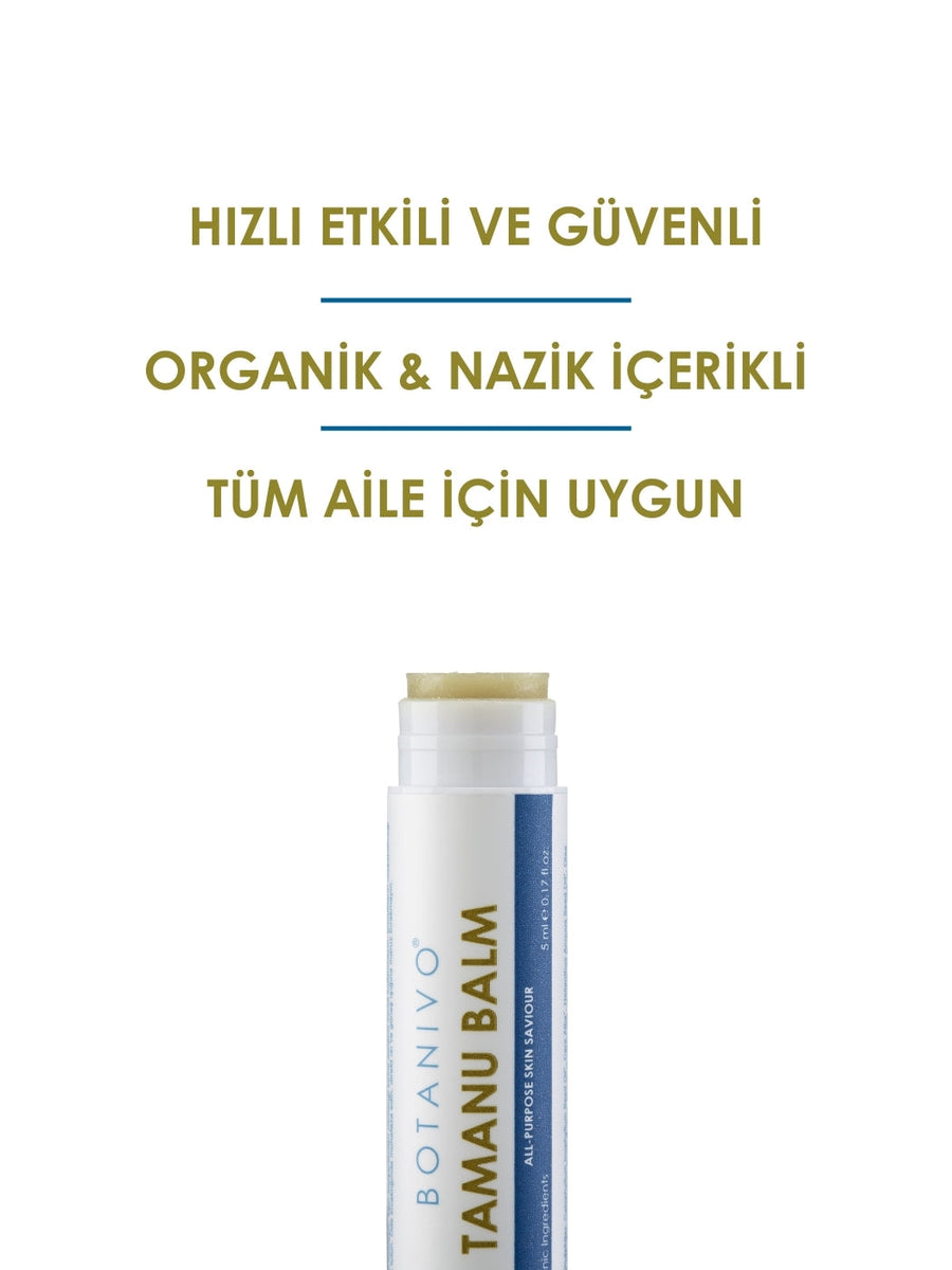 Botanivo Çok Amaçlı Tamanu Balm 3’lü Set | Cilt Kurtarıcı + Onarıcı + Yatıştırıcı