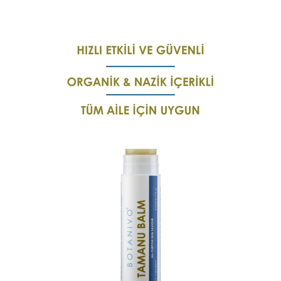 Botanivo Çok Amaçlı Tamanu Balm | Cilt Kurtarıcı + Onarıcı + Yatıştırıcı