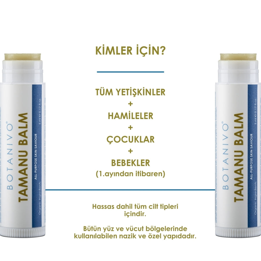 Botanivo Çok Amaçlı Tamanu Balm | Cilt Kurtarıcı + Onarıcı + Yatıştırıcı