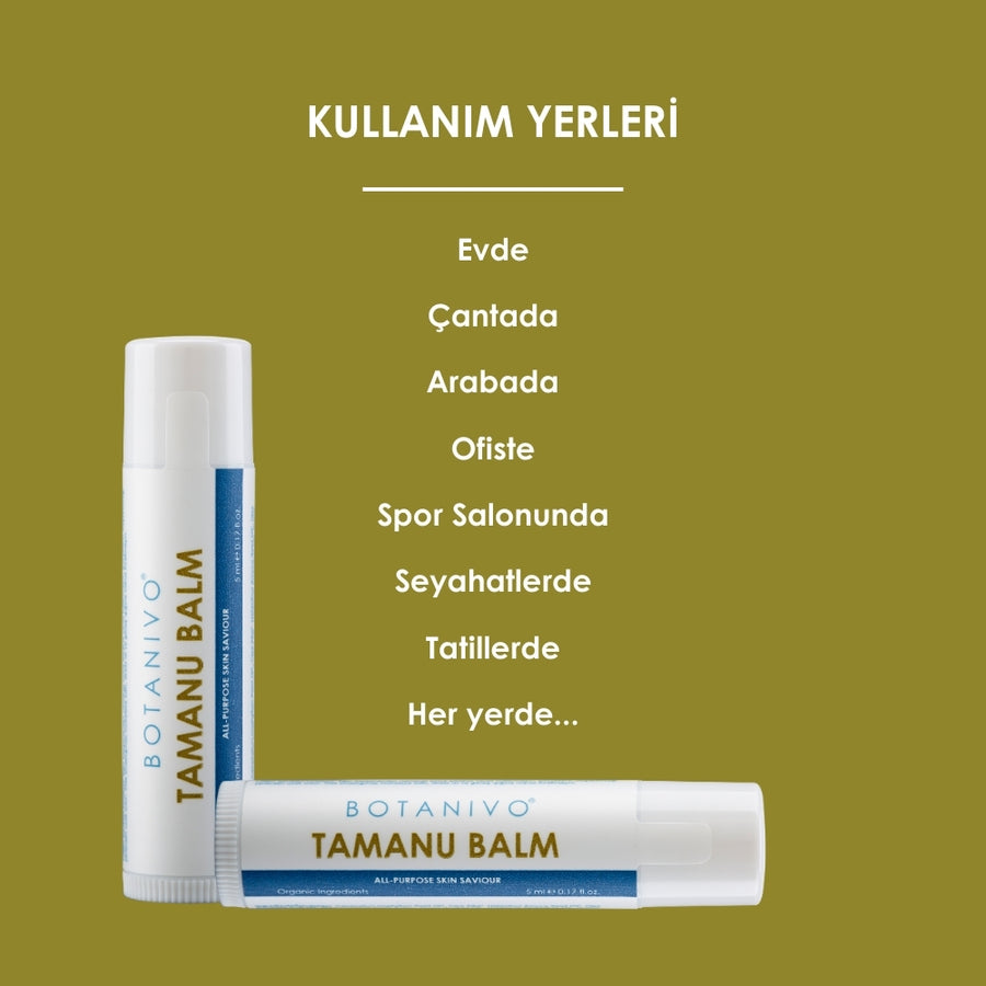 Botanivo Çok Amaçlı Tamanu Balm | Cilt Kurtarıcı + Onarıcı + Yatıştırıcı