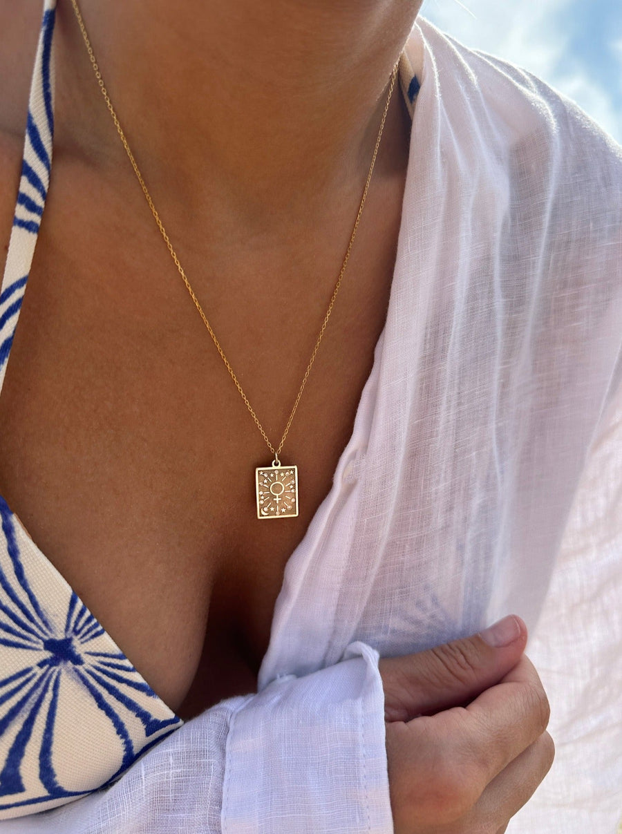 VENÜS GÜMÜŞ KOLYE