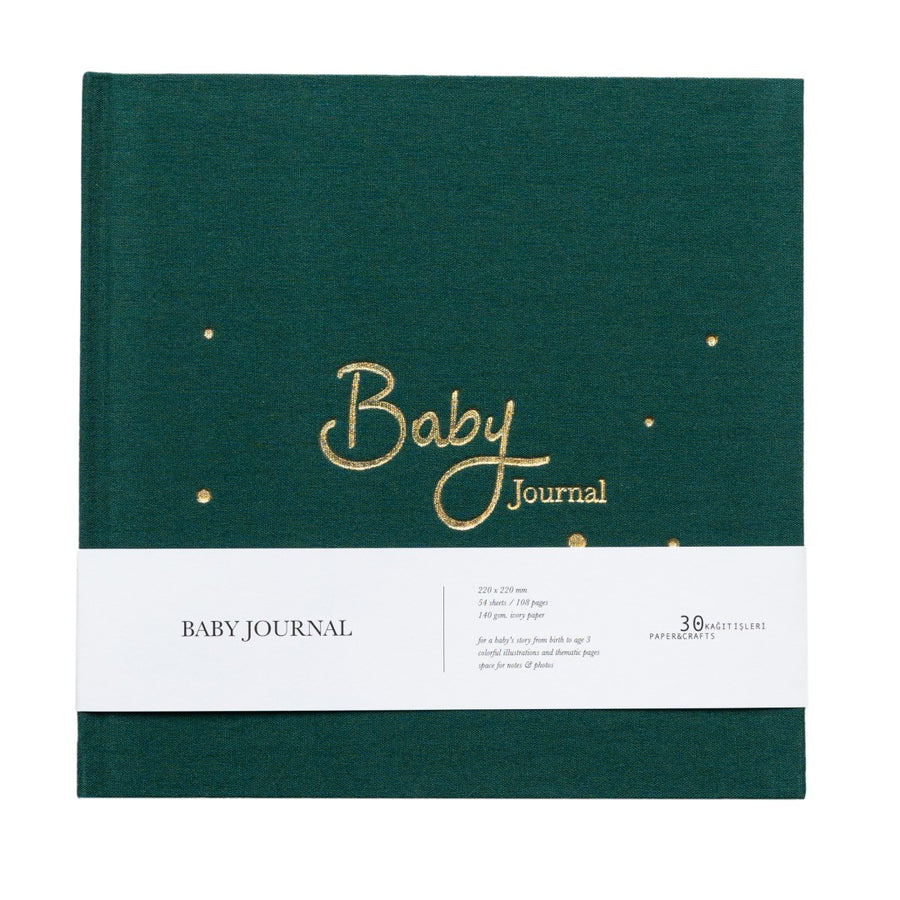 Baby Journal •Dark Green•