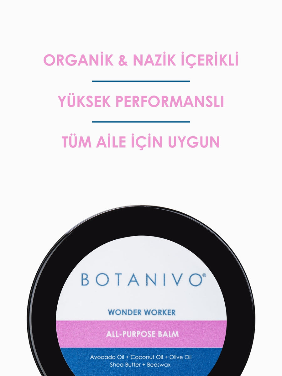 Botanivo Çok Amaçlı Wonder Balm 2’li Set | Nemlendirici + Besleyici + Yumuşatıcı