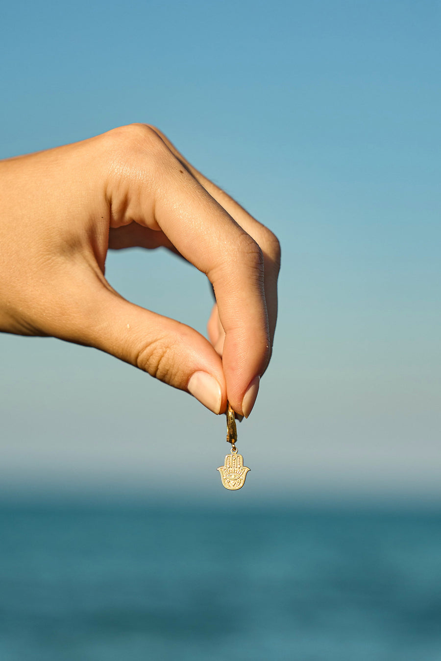 HAMSA GÜMÜŞ KÜPE