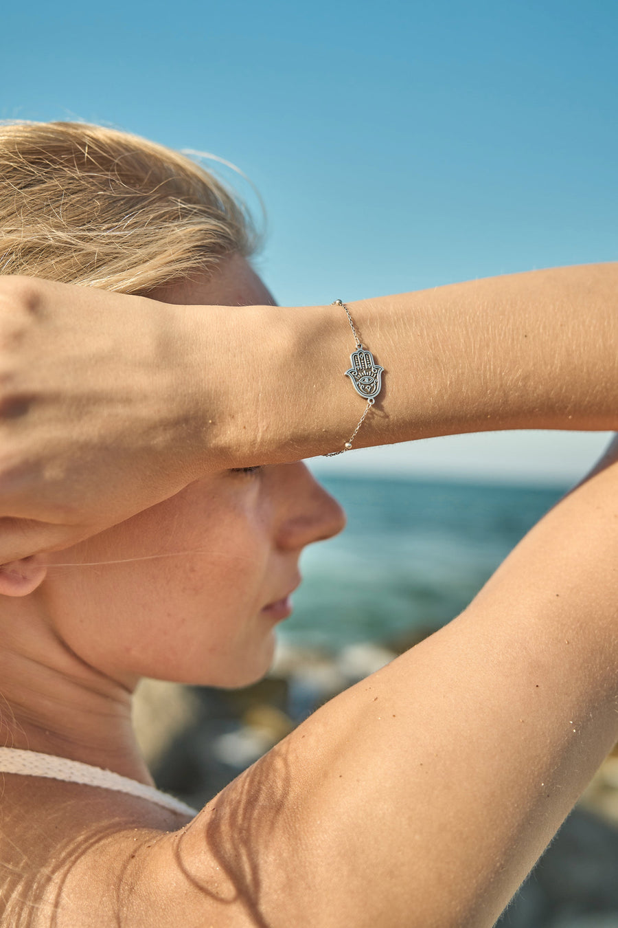 HAMSA GÜMÜŞ BİLEKLİK