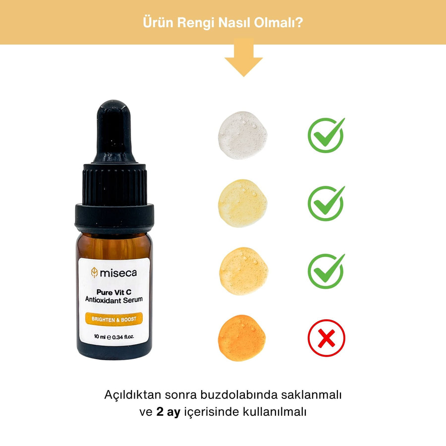 L-Ascorbic Acid 12% Saf C Vitamini Antioksidan Serum 10 ml