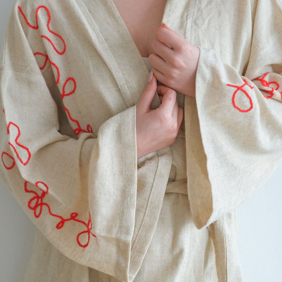 "Ottoman Red" Kimono