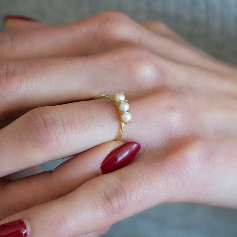3 Pearls Yüzük