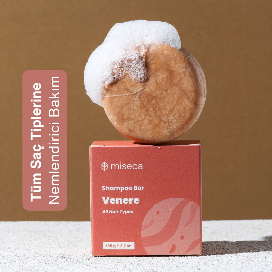 Venere Tüm Saç Tipleri Nemlendirici Katı Şampuan 105 g