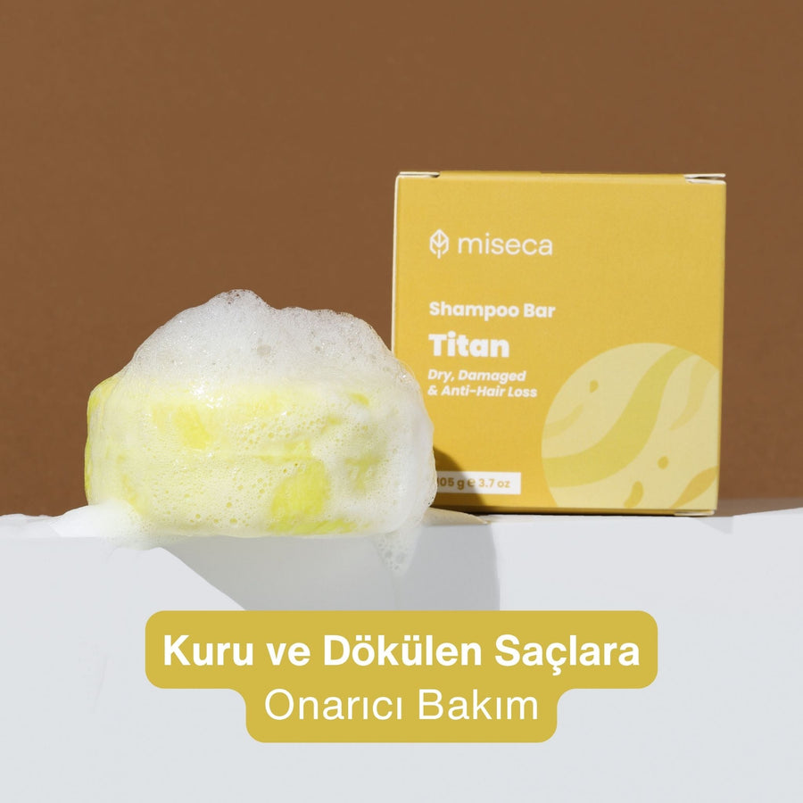 Titan Kuru ve Yıpranmış Saçlar Onarıcı Katı Şampuan 105 g