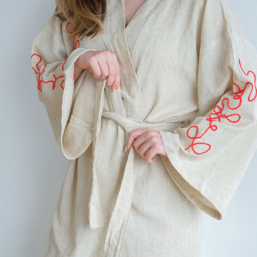 "Ottoman Red" Kimono