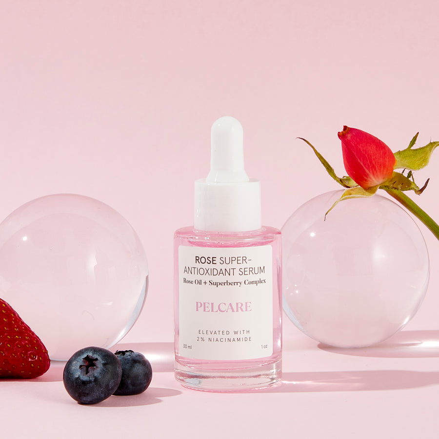 ROSE SUPER-ANTIOXIDANT SERUM + ANTIOKSIDAN İÇEREN GÖZENEK KARŞITI SU BAZLI SERUM