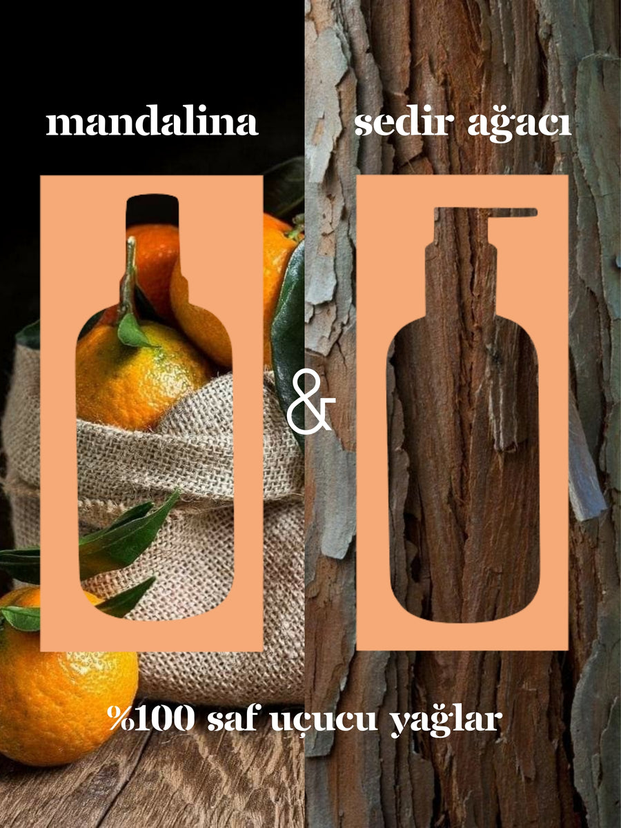 Lindos - Saf Sıvı Kastil Sabunu - Mandarin & Cedar - 250 ml