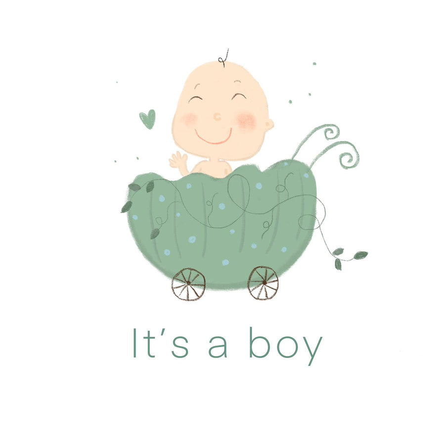 Konsept Tebrik Kartı Set-It’s a boy,It’a Girl