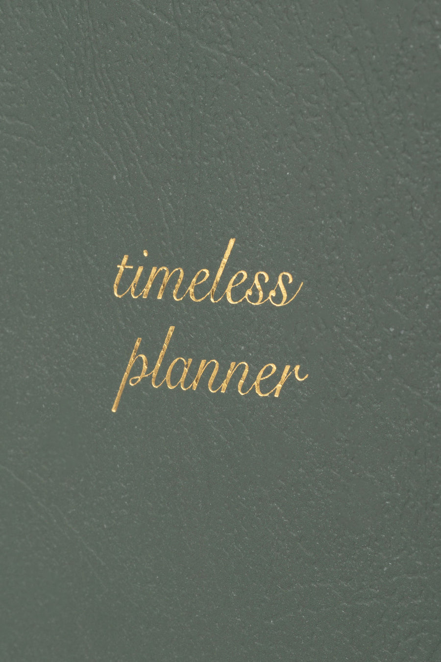 Timeless Planner Defter-New Year Green