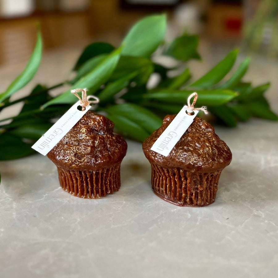 CHOCOLATE MUFFIN CANDLE