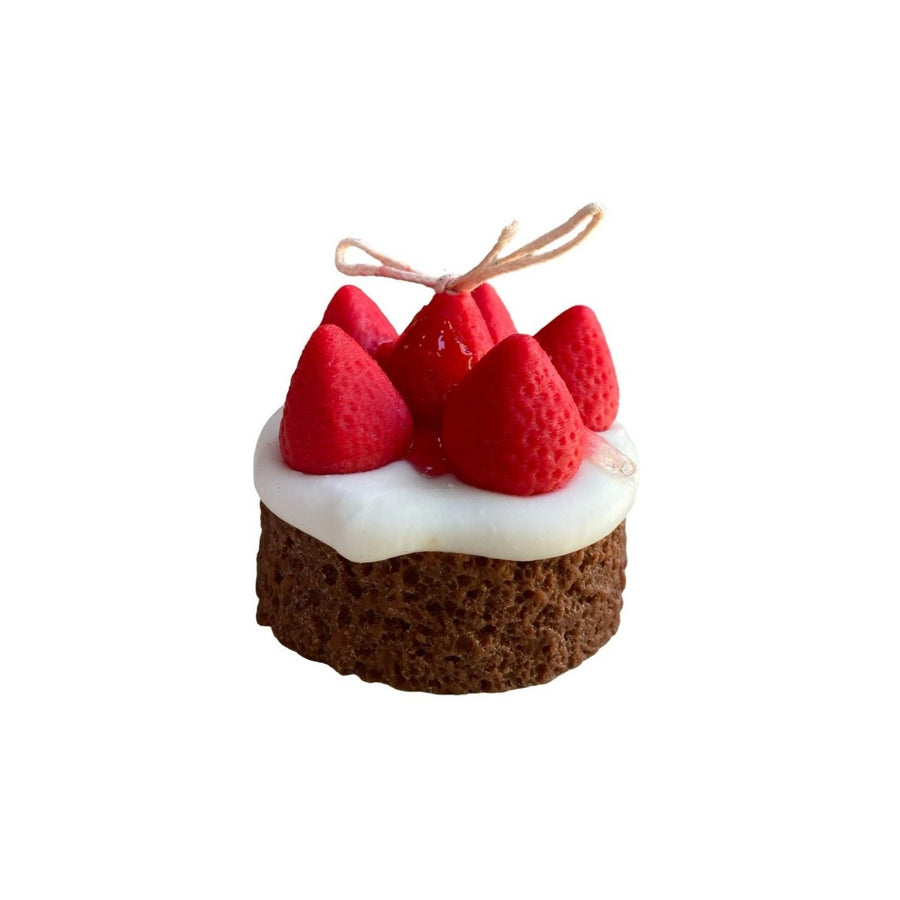 STRAWBERRY MINI CAKE CANDLE