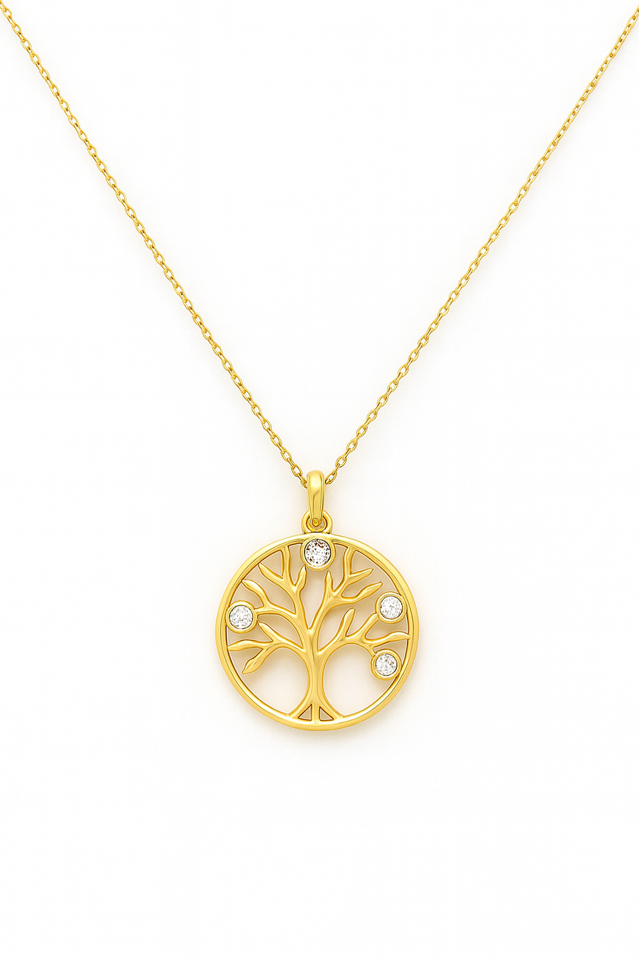 YAŞAM AĞACI GÜMÜŞ KOLYE