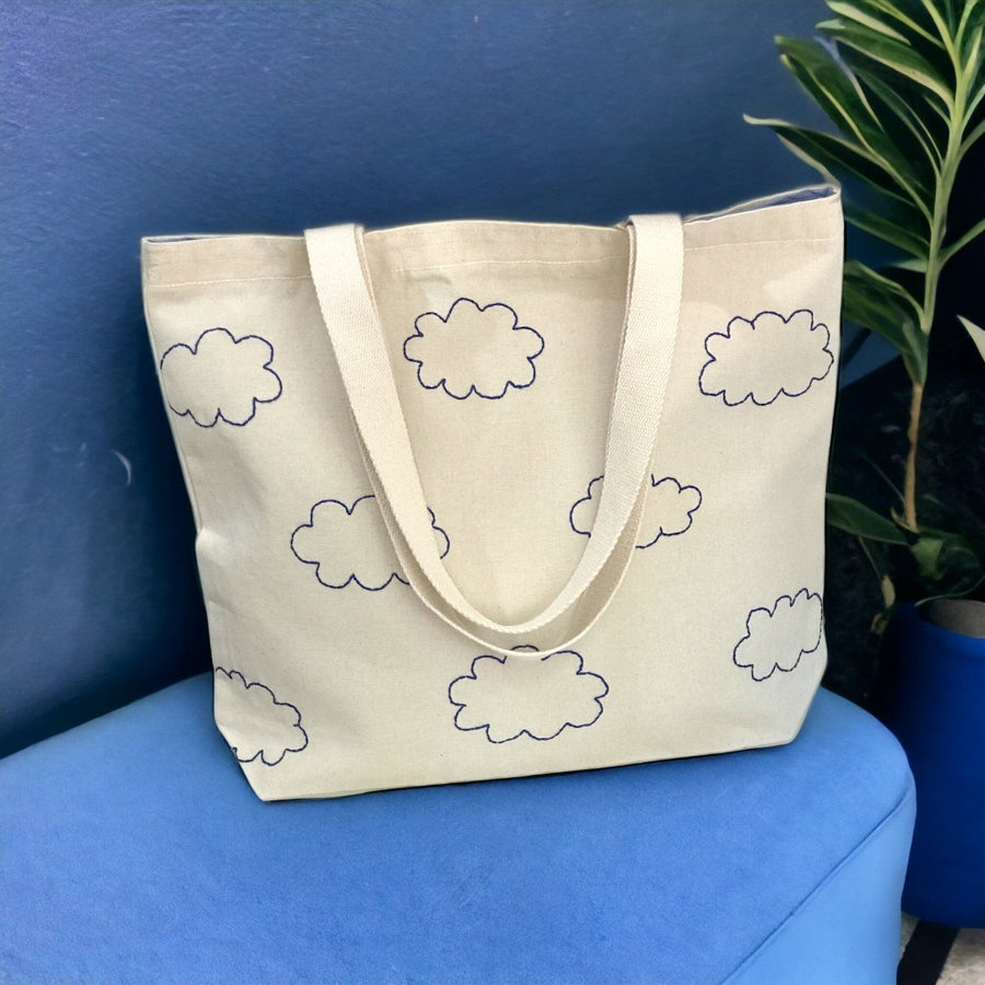 CLOUDS LARGE TOTE BAG