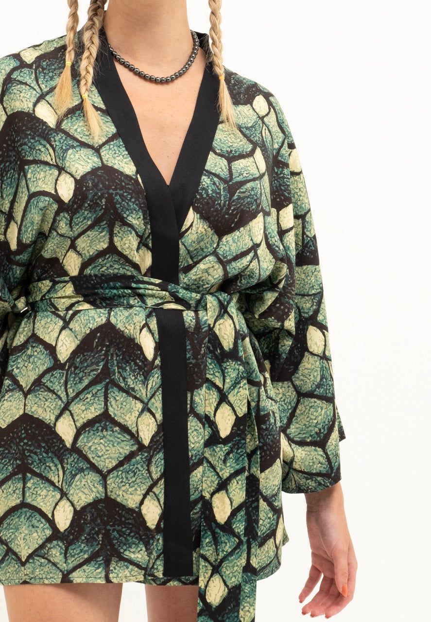 Green Depth | Unisex Kimono
