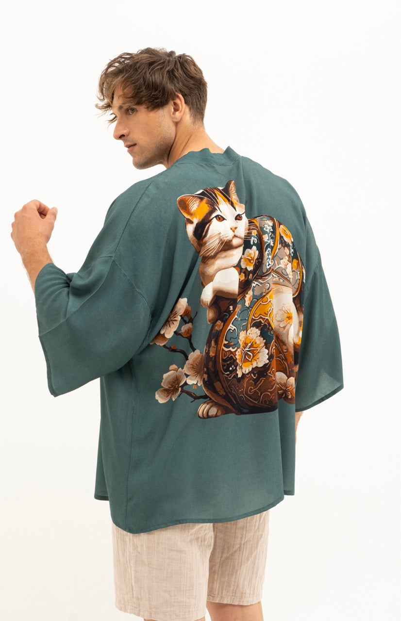 Master Cat | Unisex Kimono