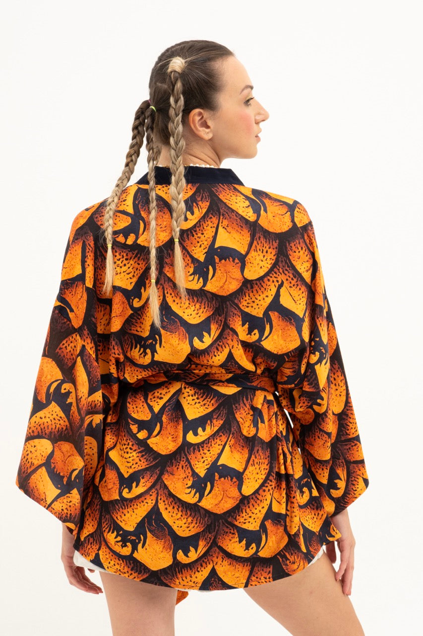 Orange Sunrise | Unisex Kimono