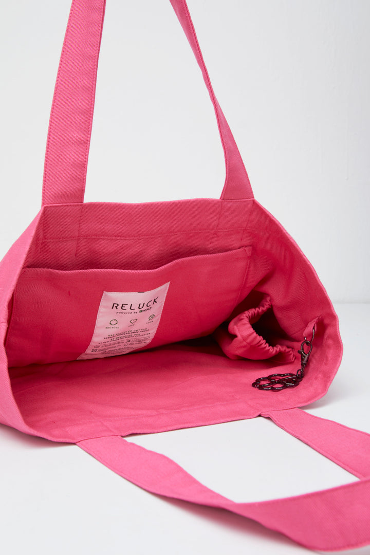 %100 RECYCLED DAILY TOTE BAG │ PEMBE