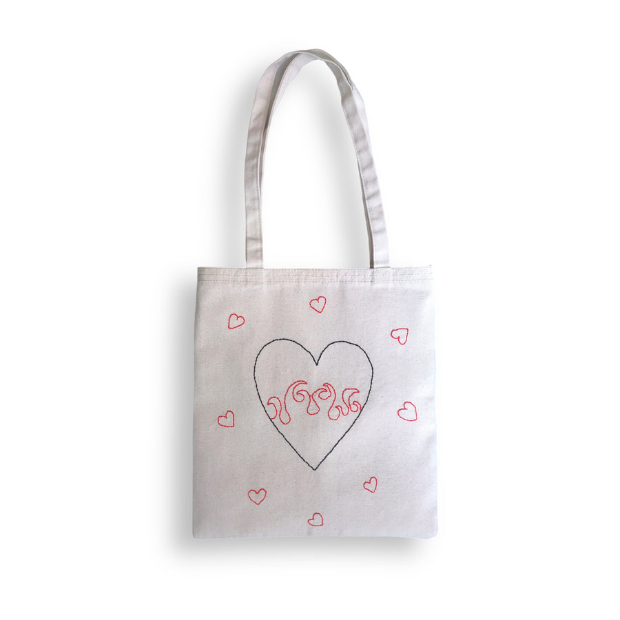 FIRE OF LOVE TOTE BAG