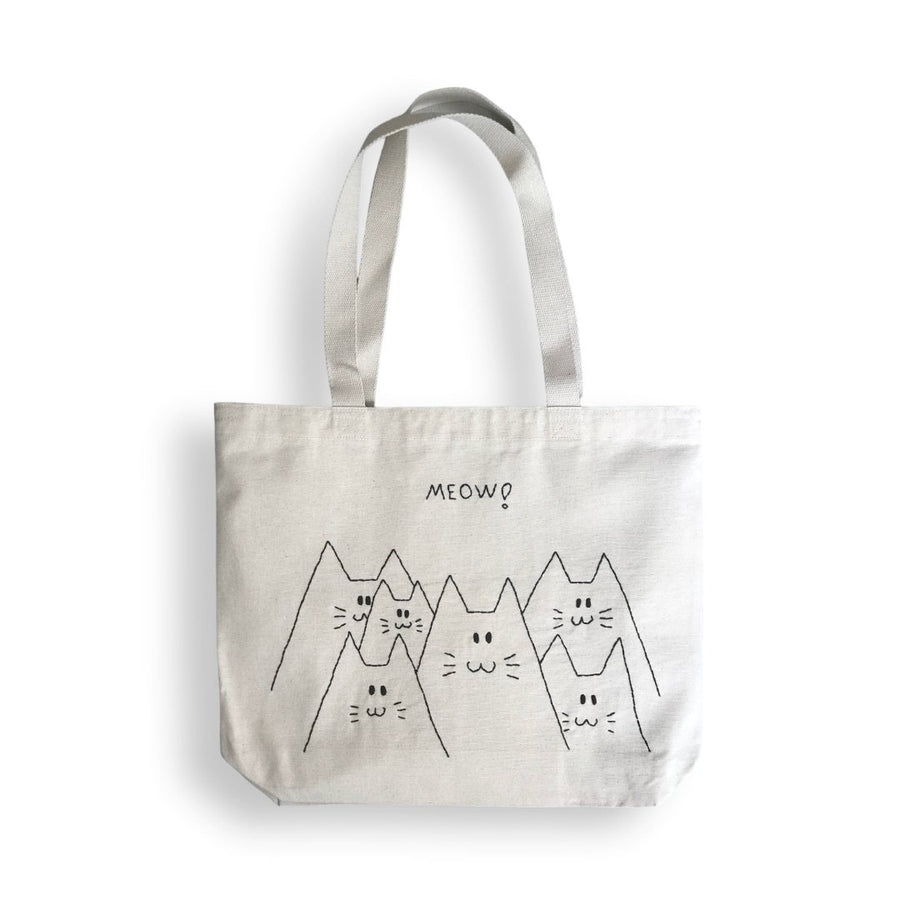 MEOW LARGE TOTE BAG