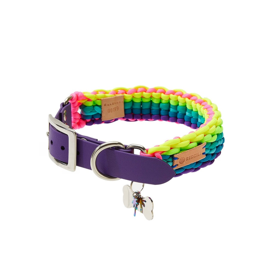 Rainbow Paracord Köpek Boyun Tasması (Large, XLarge)