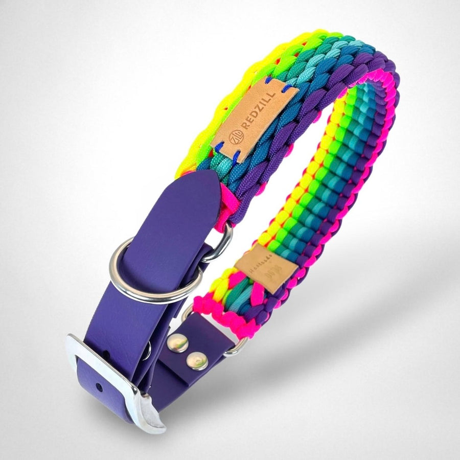 Rainbow Paracord Köpek Boyun Tasması (Large, XLarge)