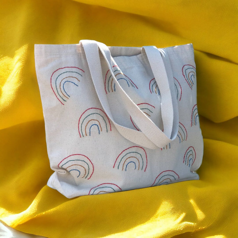 RAINBOW LARGE TOTE BAG