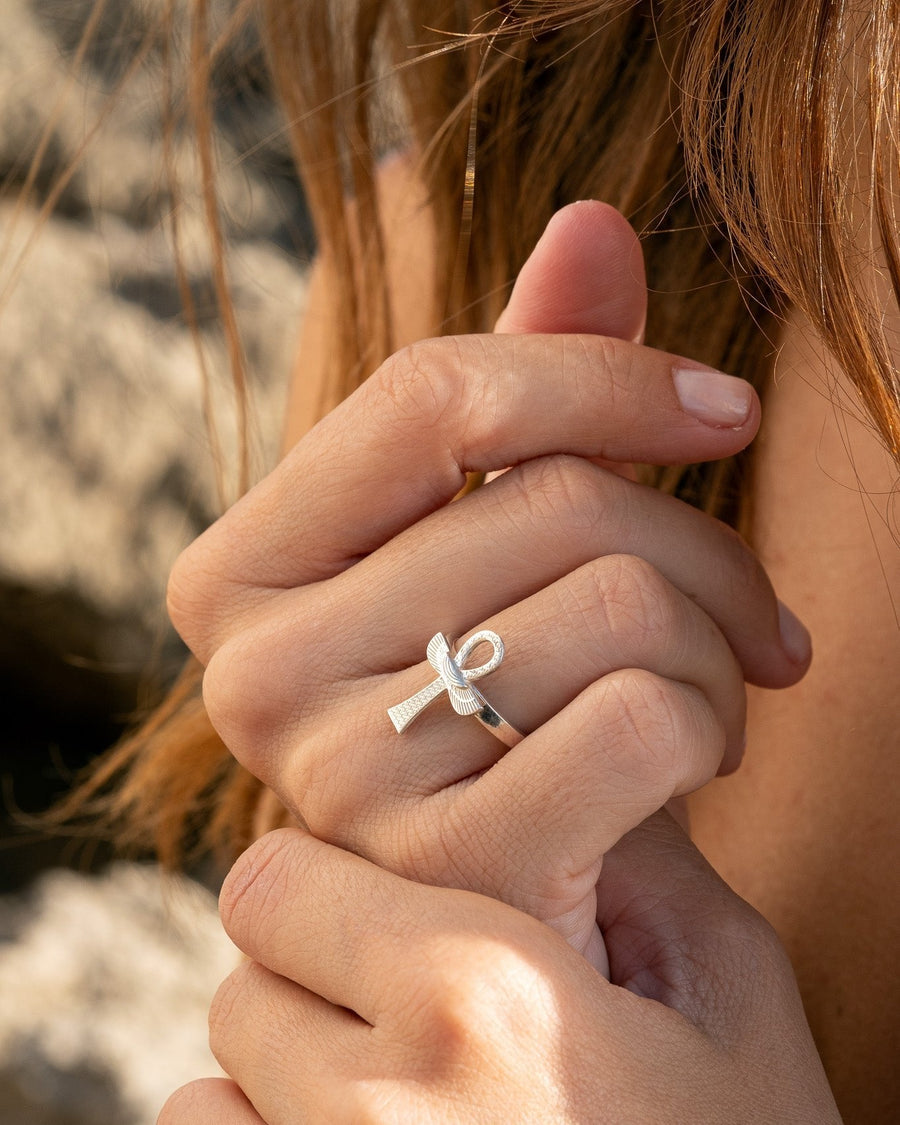 ANKH GÜMÜŞ YÜZÜK