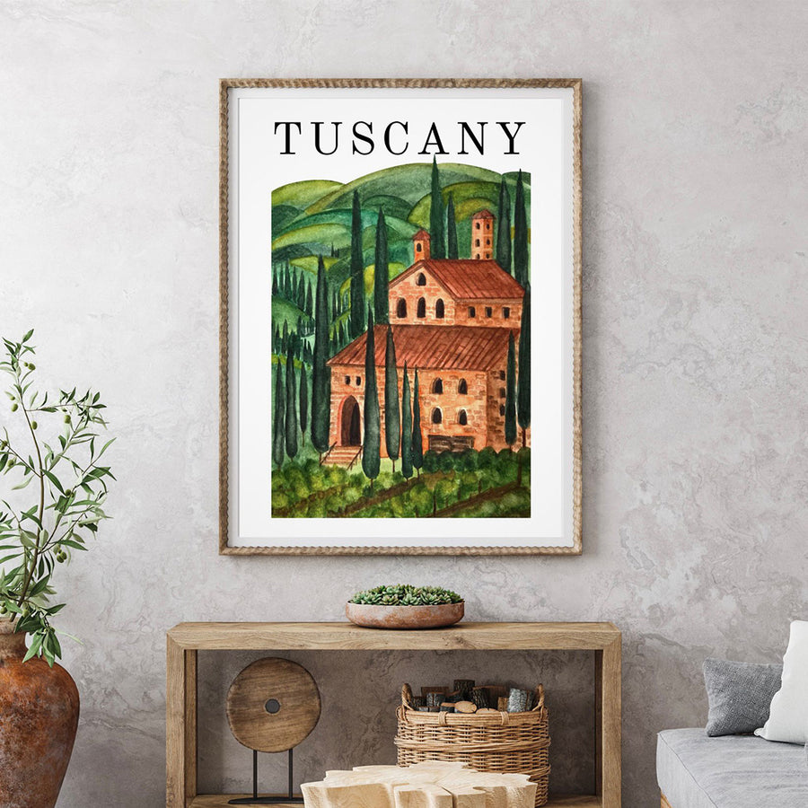 Tuscany Artprint - Black