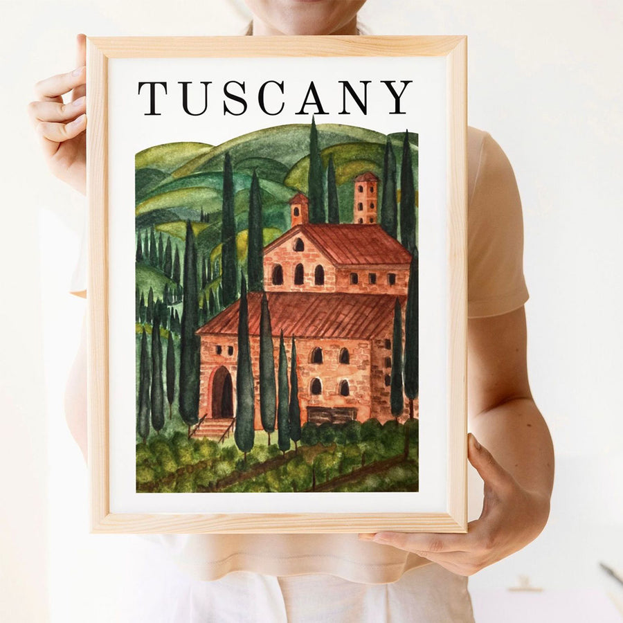 Tuscany Artprint - Black