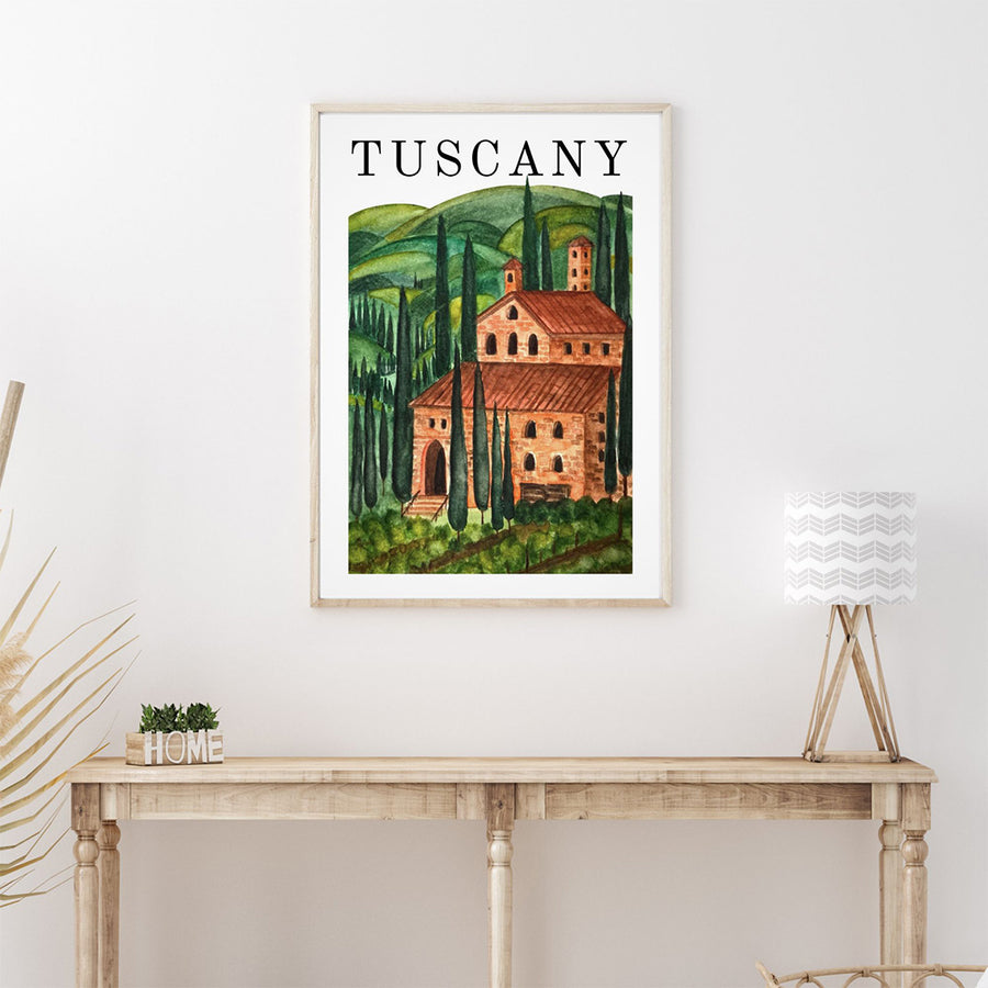 Tuscany Artprint - Black