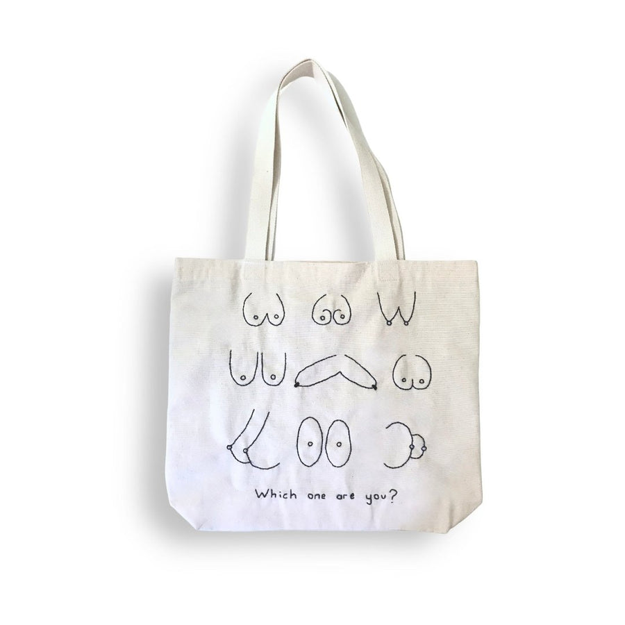 WHICH ONE ARE YOU LARGE TOTE BAG